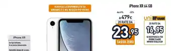 Unieuro Apple iphone xr 64gb offerta