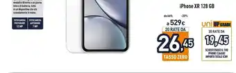 Unieuro Apple iphone xr 128gb offerta