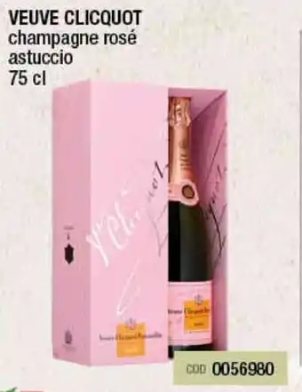 Gruppo di Palo Veuve Clicquot champagne rosé astuccio 75cl offerta