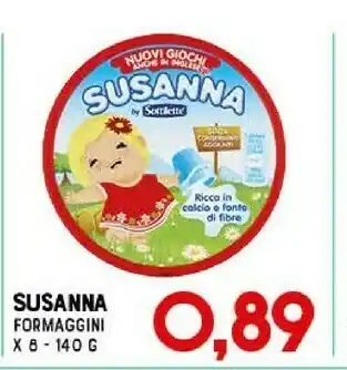 Gran Risparmio Sottilette susanna formaggini offerta