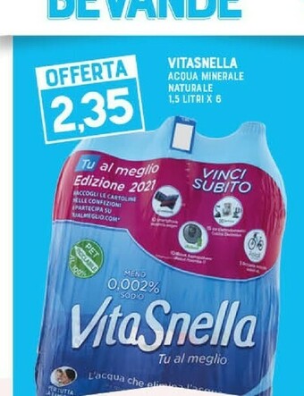 Gran Risparmio Acqua minerale naturale offerta