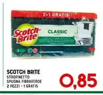 Scotch-brite strofinetto spugna fibraveroe