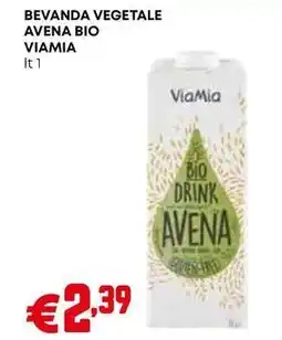 Pam BEVANDA VEGETALE AVENA BIO VIAMIA offerta