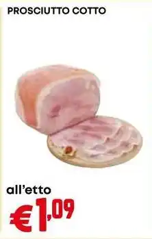 Pam PROSCIUTTO COTTO offerta