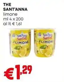 Pam THE SANT'ANNA limone ml 4 x 200 offerta