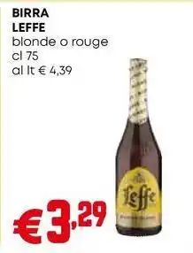 Pam BIRRA LEFFE blonde o rouge cl 75 offerta
