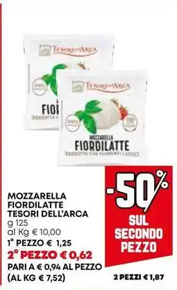 Pam MOZZARELLA FIORDILATTE TESORI DELL'ARCA offerta