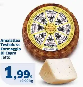 Sigma Amalattea Testadura Formaggio Di Capra l'etto offerta