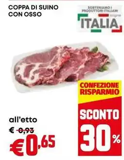 Pam COPPA DI SUINO CON OSSO offerta