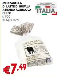 Pam MOZZARELLA DI LATTE DI BUFALA AZIENDA AGRICOLA CIRCE offerta