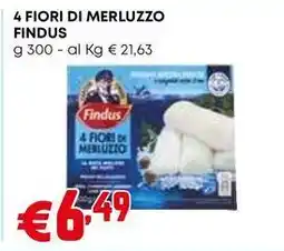 Pam 4 FIORI DI MERLUZZO FINDUS offerta
