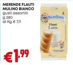 Pam MERENDE FLAUTI MULINO BIANCO gusti assortiti offerta
