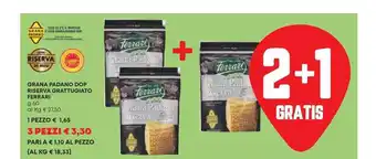 Panorama GRANA PADANO DOP RISERVA GRATTUGIATO FERRARI offerta