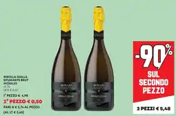 Panorama RIBOLLA GIALLA SPUMANTE BRUT MORAJO cl 75 offerta