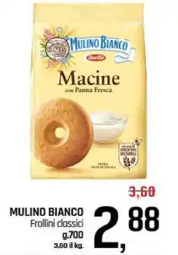 Famila Superstore MULINO BIANCO Frollini classici g 700 offerta
