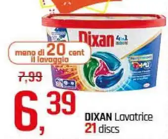 Famila Superstore DIXAN Lavatrice 21 discs offerta