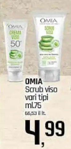 Famila Superstore OMIA Scrub viso vari tipi ml.75 offerta