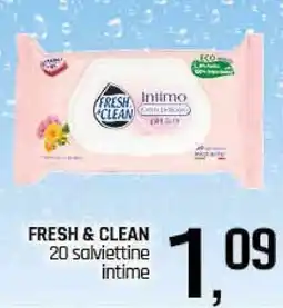 Famila Superstore FRESH & CLEAN 20 salviettine intime offerta