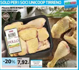 Coop POLLO A METÀ IN PARTI FIOR FIORE COOP offerta