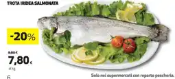Coop TROTA IRIDEA SALMONATA offerta