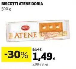 Coop BISCOTTI ATENE DORIA 500 g offerta