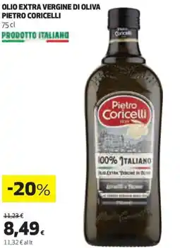 Coop OLIO EXTRA VERGINE DI OLIVA PIETRO CORICELLI 75 cl offerta