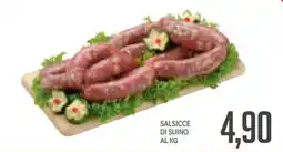 Supermercati Piccolo SALSICCE DI SUINO offerta