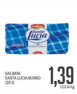 Supermercati Piccolo GALBANI SANTA LUCIA BURRO offerta