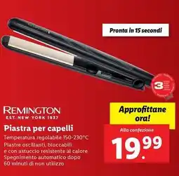 Lidl REMINGTON Piastra per capelli offerta