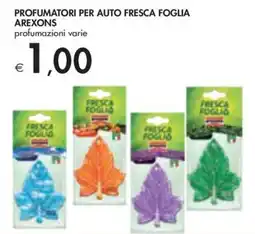 Bennet PROFUMATORI PER AUTO FRESCA FOGLIA AREXONS offerta