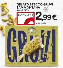 Coop Superstore GELATO STECCO GRUVI SAMMONTANA 4 pezzi, 240 g offerta