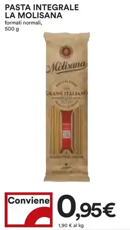 Coop Superstore PASTA INTEGRALE LA MOLISANA formati normali, 500 g offerta