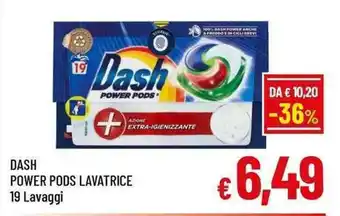 A&O DASH POWER PODS LAVATRICE 19 Lavaggi offerta