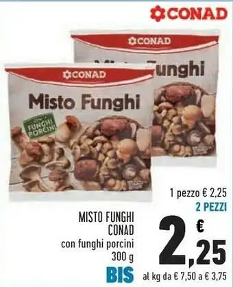 Conad City Conad - misto funghi 300 g(ml) offerta