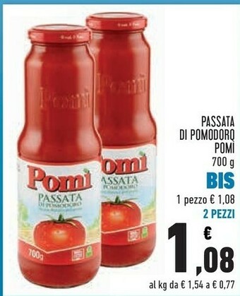 Conad City Passata di pomodoro 700 g(ml) offerta