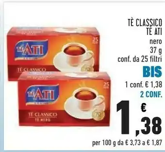 Conad City Tè ati tè classico offerta
