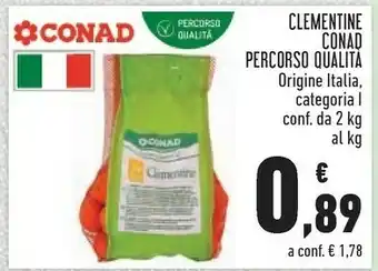 Conad City Conad clementine offerta