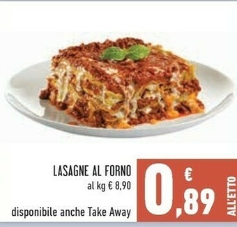 Conad City Lasagne al forno offerta