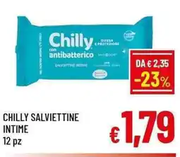 A&O CHILLY SALVIETTINE INTIME 12 pz offerta