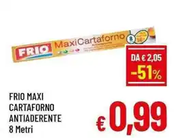 A&O FRIO MAXI CARTAFORNO ANTIADERENTE 8 Metri offerta