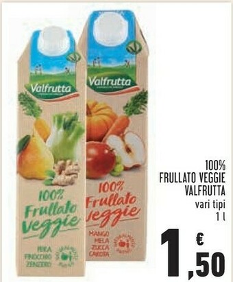 Conad City 100% frullato veggie mango mela zucca carota offerta