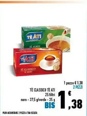 Conad City Tè verde classico 35 g(ml) offerta