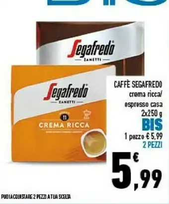 Conad City Caffe crema ricca 500 g offerta