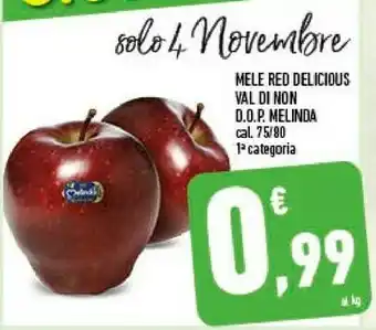 Conad City Mele red delicius offerta