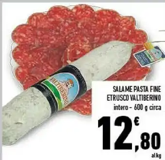 Conad City Valtiberino salame pasta fine etrusco offerta