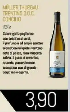 Conad City Concilio muller thurgau trentino doc offerta