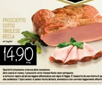 Conad City Prosciutto cotto tirolese offerta