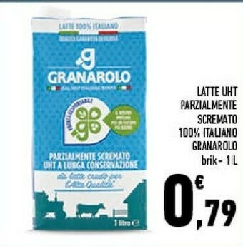 Conad City Latte uht parzialmente scremato a lunga conservazione 1000 g(ml) offerta