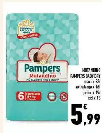 Conad City Mutandino baby dry offerta