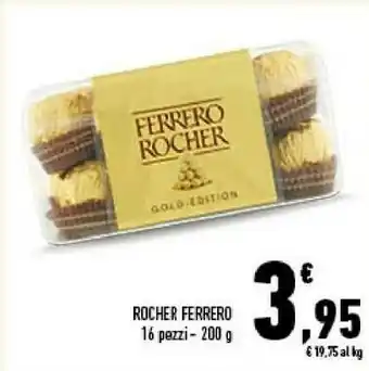 Conad City Rocher 200 g cioccolato al latte 1 pezzo(i) offerta